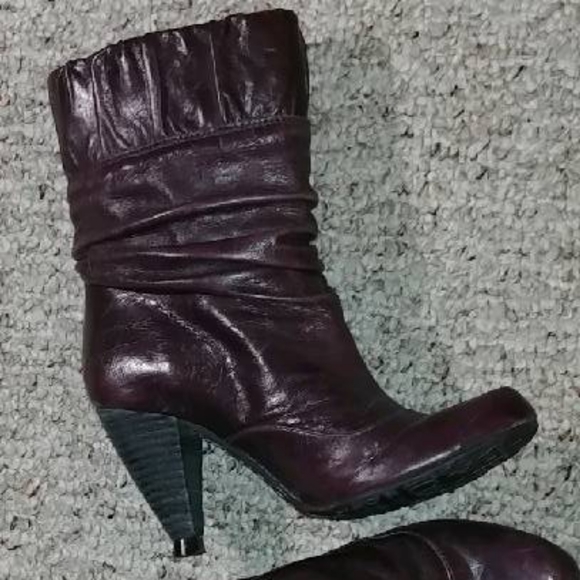 Virus purple heeled boots. - Picture 5 of 6
